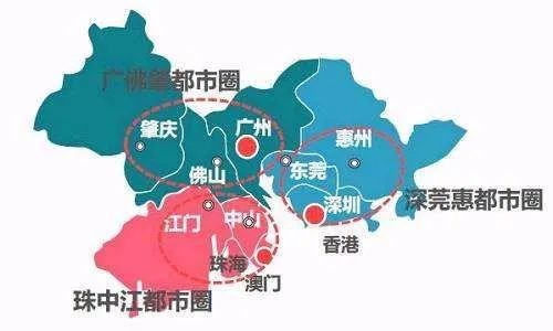 包括 珠海,中山,江门 阳江四市