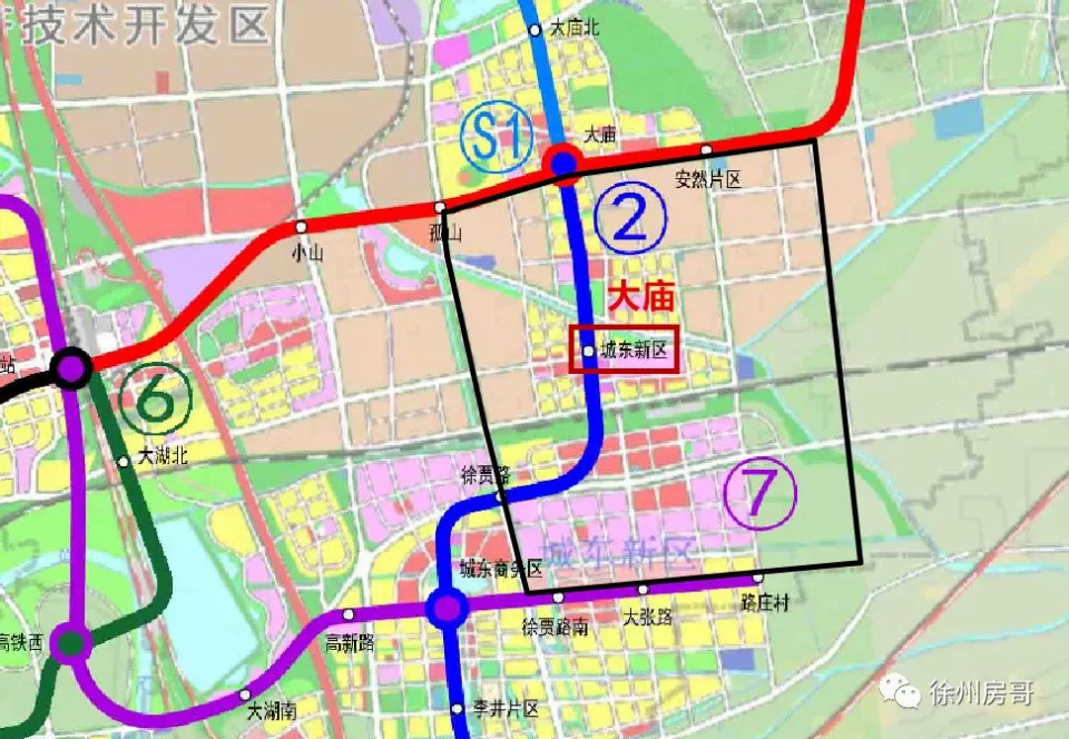 城东新区是徐州"双心 六组团"8大片区之一,主体为大庙 东湖 凤凰山.