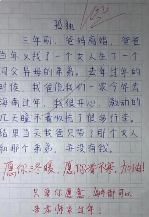 搞笑小学生,满分作文《我的理想》火了,老师评语:当心