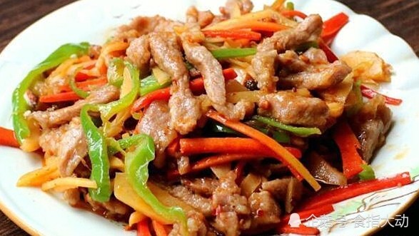 【泡姜炒肉丝】