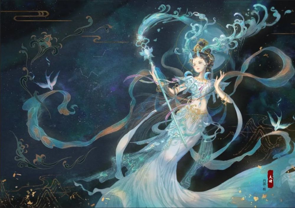 12位神仙画师下凡,将山海经神兽拟人化!存图存到手软啊!