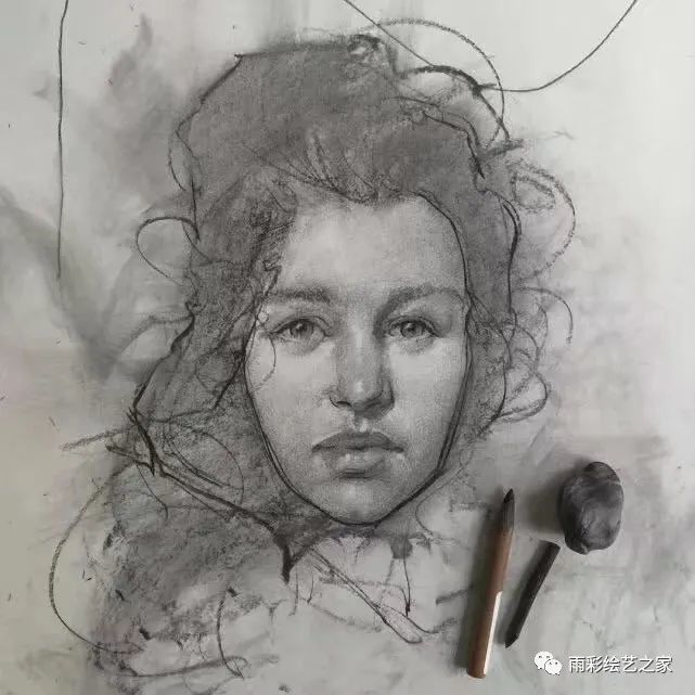 欣赏一下外国大师级画家手下的人物头像素描