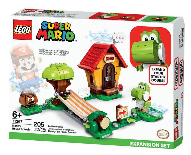 lego 71367 mario"s house & yoshi(expansion set) 零件:205 年龄:6