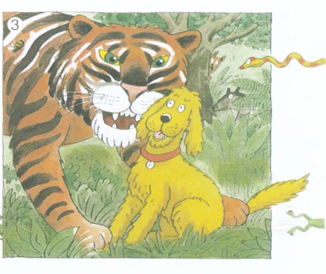 "oh no!" said the tiger, and he let floppy go.