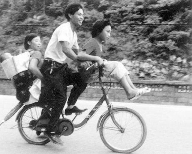 老照片:90年代中国自行车阵容,你有关于那个年代的