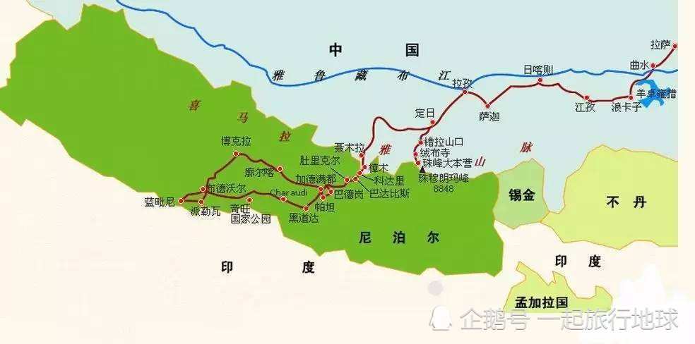 虽然尼泊尔的领土不大,却并不袖珍,事实是 尼泊尔的面积相当于荷兰