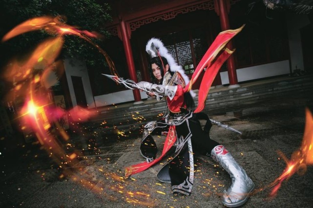 剑侠情缘叁 朔雪军爷cosplay