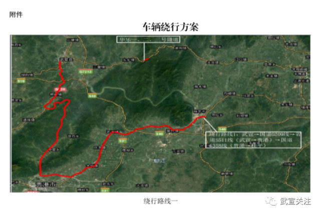 (一)武宣→国道209线→省道511线(武宣→贵港)→国道358线(贵港→桂平