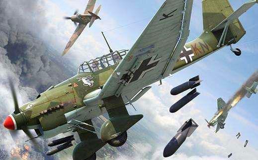 二战德国空军的战术轰炸,斯图卡俯冲轰炸机,德国闪击