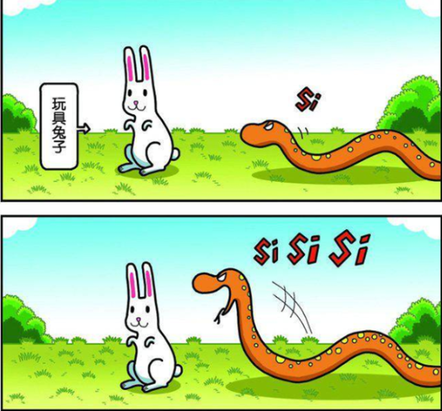 爆笑农场:当一条蛇吃了一只兔子会变成什么?原来是