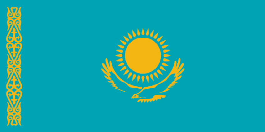 哈萨克斯坦共和国的国旗