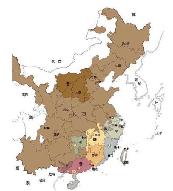 民系划分一:居住范围福建及台湾的大部分地区,广东(潮汕,海陆丰,雷州