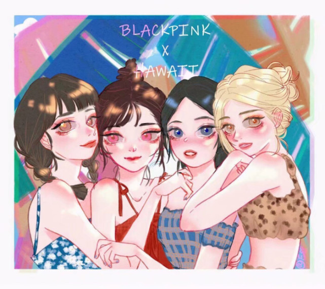 blackpink:从漫画中走出来的四闺女,你们见过吗