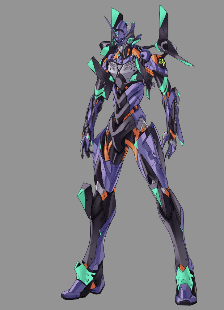 《eva》初号机联动假面骑士01,不曾想半兽形态更加霸气