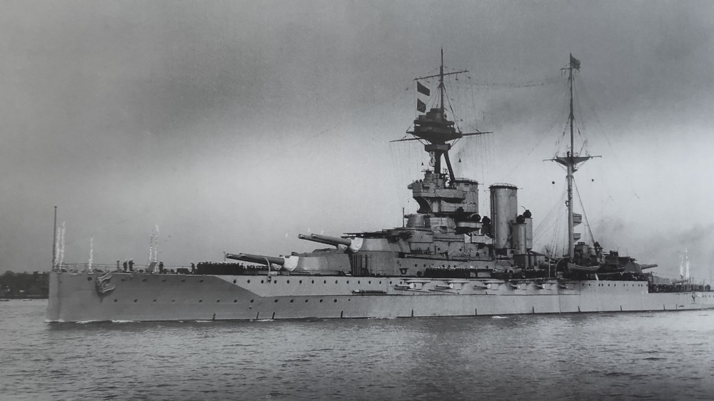 英国皇家海军中最为出众的战列舰伊丽莎白女王号战列舰