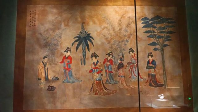 契丹贵族墓画了幅汉人美女图还题诗说征辽