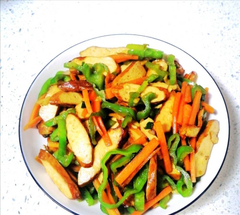 青椒炒豆干家常做法