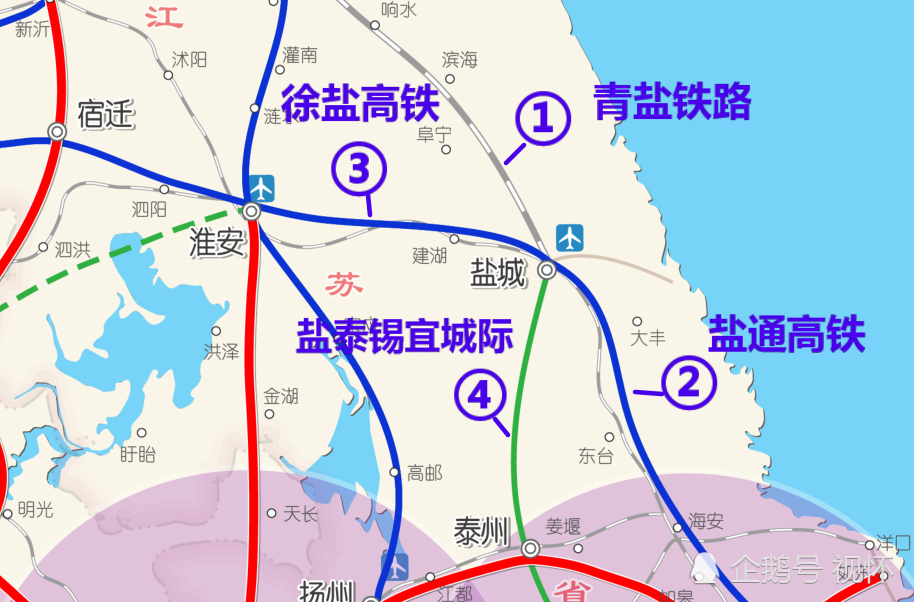 盐城交通便捷,基本形成高速公路,铁路,航空,海运,内河航运五位一体的