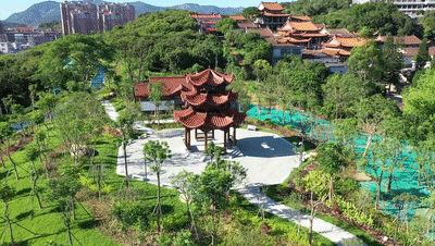 会元寺山门▲ 凌云亭▲ 公厕改造▲ 景观台▲ 塔斗山位于枫亭镇区东部