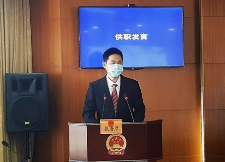 黄芳,蔡德进,江庆生 任海沧区人民政府副区长 6月18日下午,海沧区