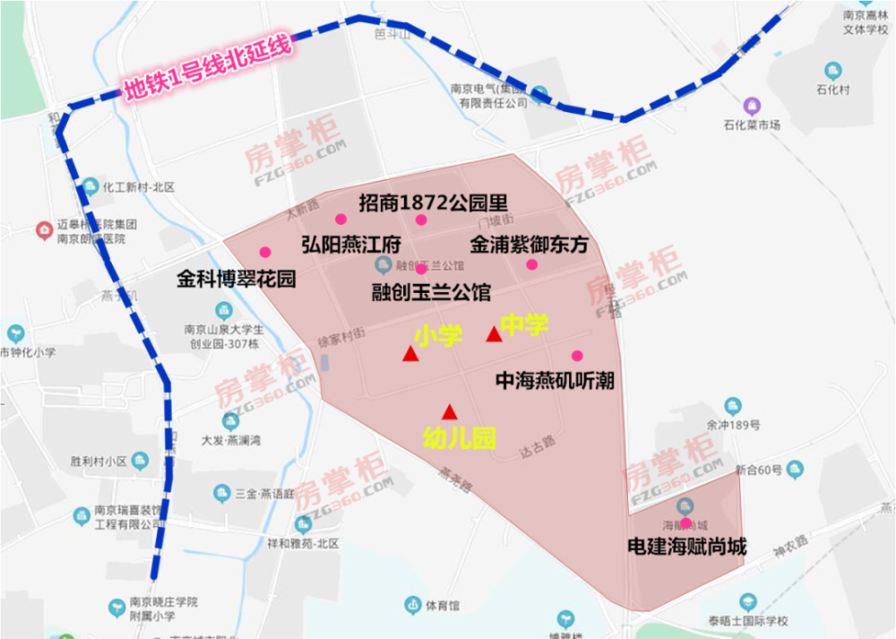 燕子矶南师附中开始招生,区域两大现房新盘上市时间定