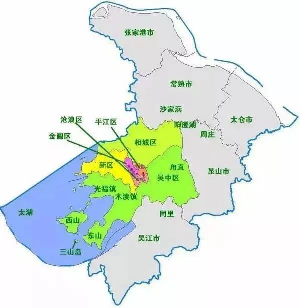 相比于常熟临近苏州市区,太仓,昆山临近上海,四县市中张家港一直 " 孤