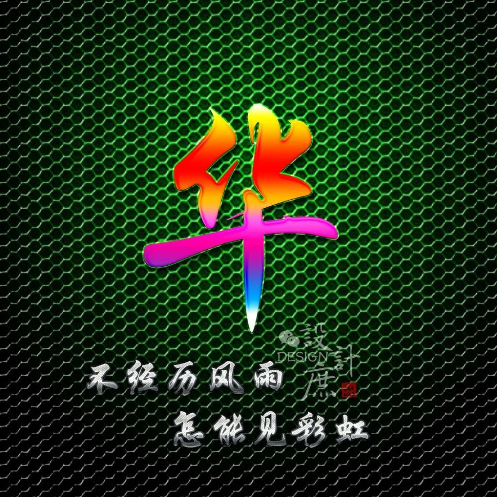 励志百家姓微信头像:不经历风雨,怎能见彩虹_腾讯新闻