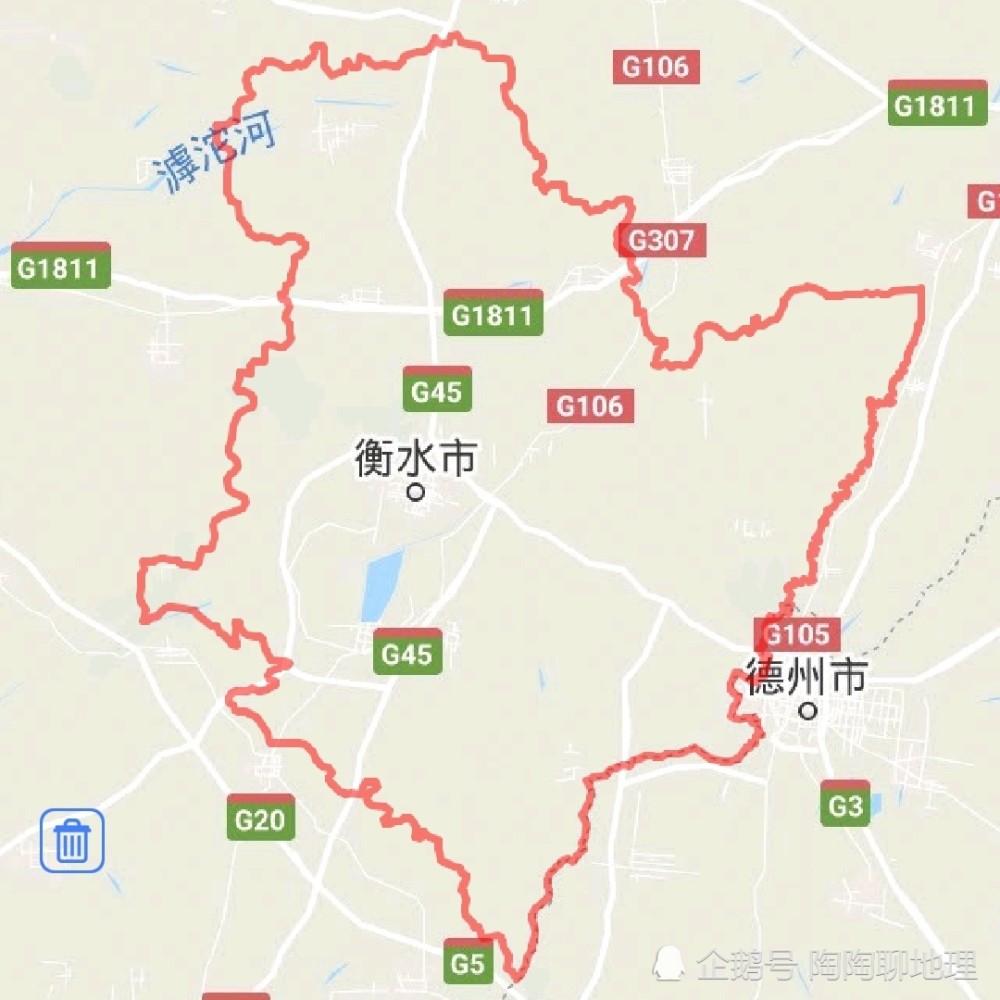 衡水市建成区面积排名,桃城区最大,武强县最小,来了解一下?