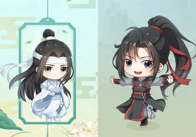 魔道祖师动画q版海报萌萌的忘羡很可爱番外何时定档呢