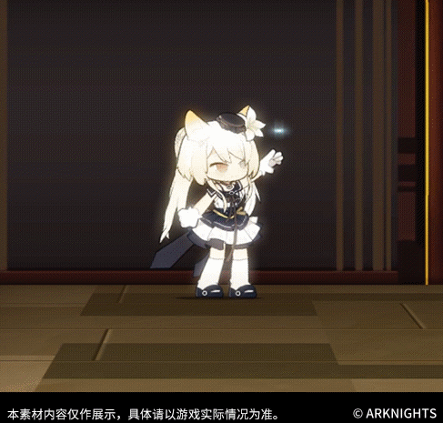 明日方舟夜魔时装光影:建模师真的尽力了!柔光q版小人