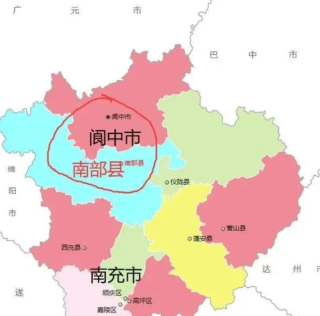 南充市高坪区地图