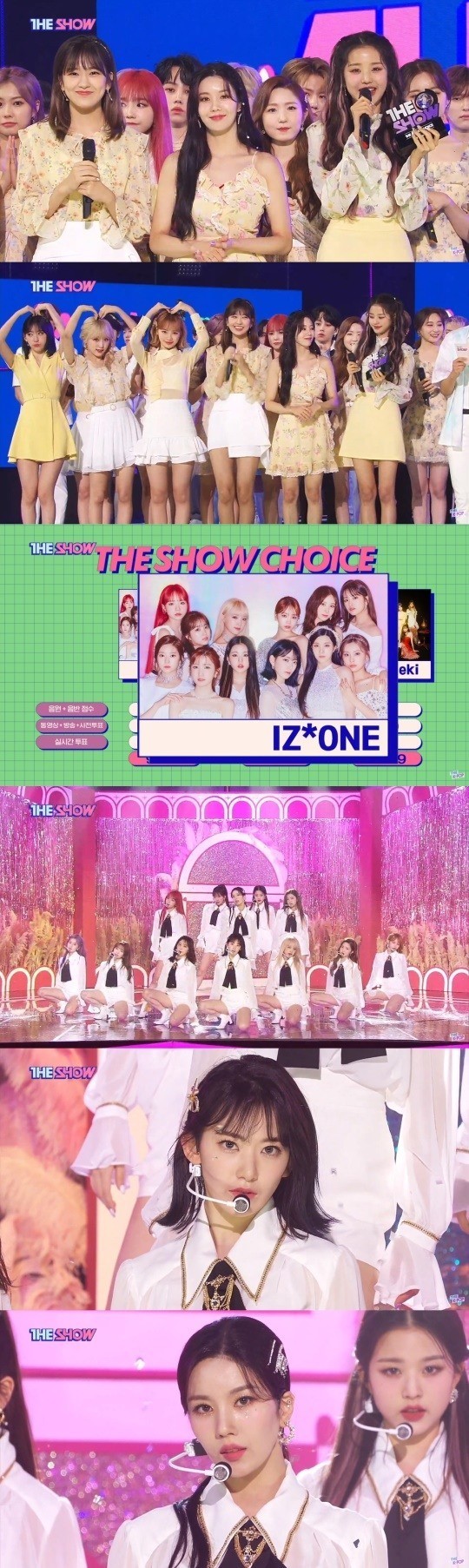 the show一位izone,wekimeki,宇宙少女等打歌照