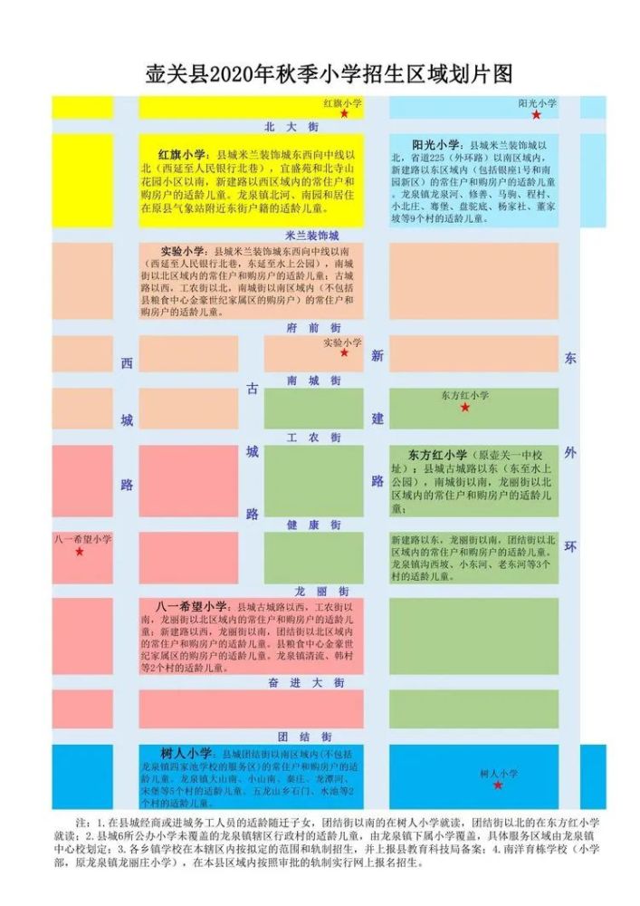 长治这个县区中小学招生时间确定!附学校招生片区范围