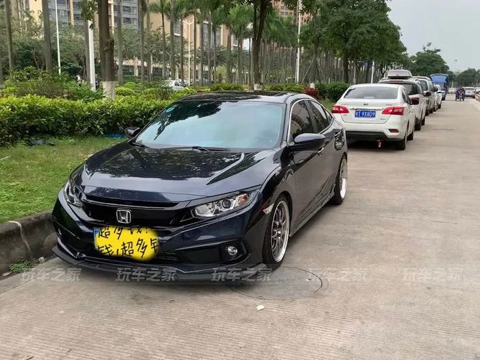 退伍后提思域暗金蓝燃动版 轻度改装更有味道
