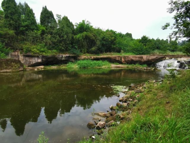 四川南充:农村一条小河,看起来很普通,风景还真不错