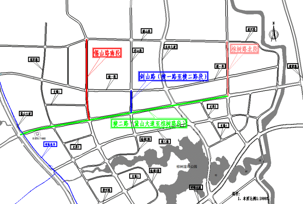 璧山高新区站前片区一期道路将开修 包括4条路共4.