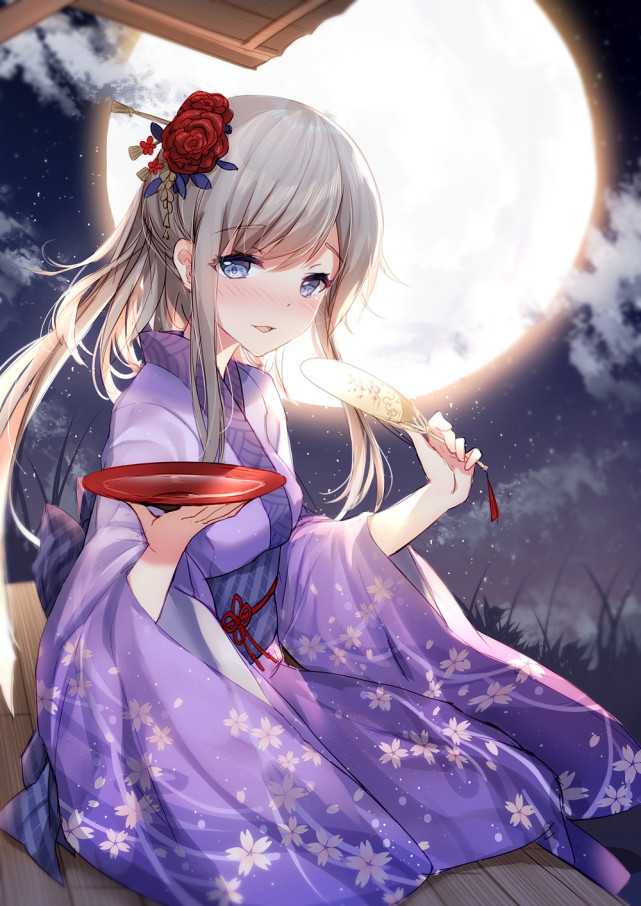 画师bison仓鼠老师细腻的二次元少女插画美图分享