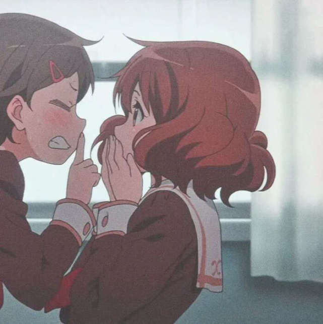 动漫女头ins风