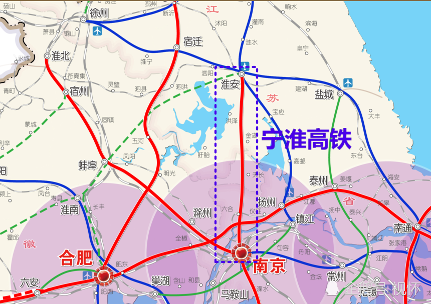 未来江苏南京12条高铁4条直达上海3条西进合肥2条直通杭州