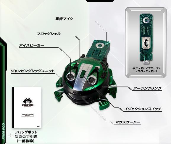 盘点假面骑士w中的记忆体部件你知道几个