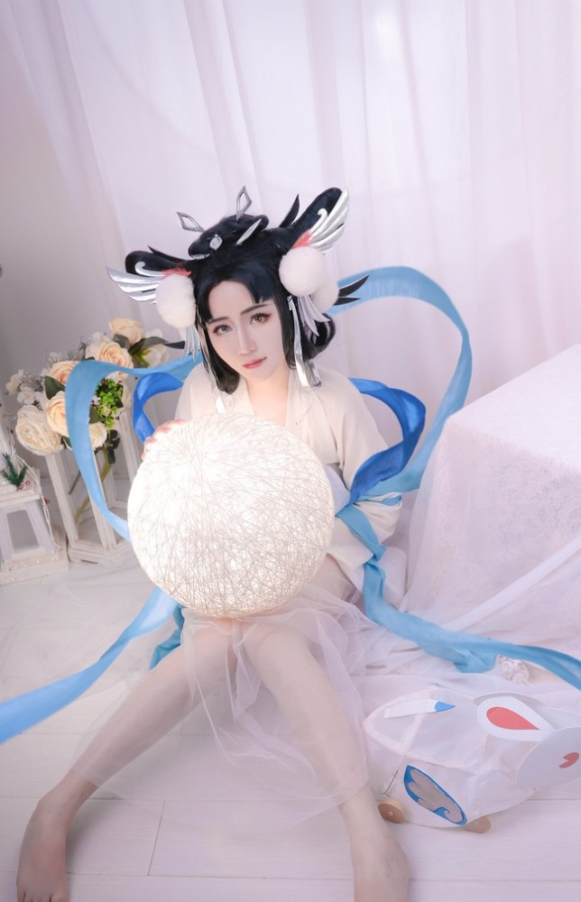 王者荣耀 嫦娥如梦令公孙离花间舞cosplay正片