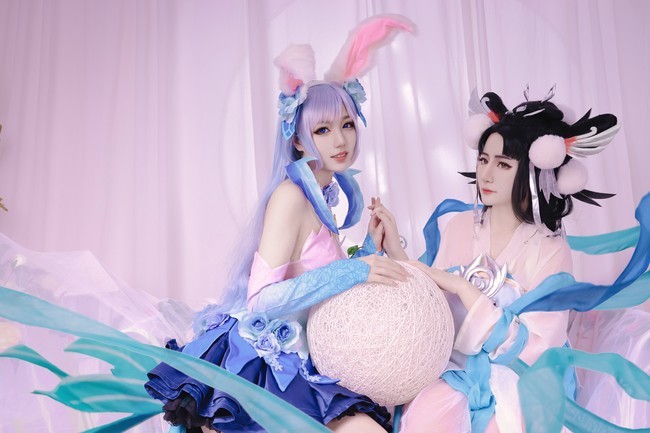 王者荣耀 嫦娥如梦令公孙离花间舞cosplay正片