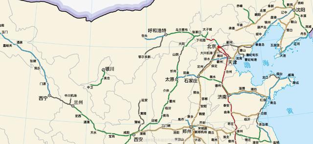 中国最新高铁线网图出炉,新增四条高铁线路