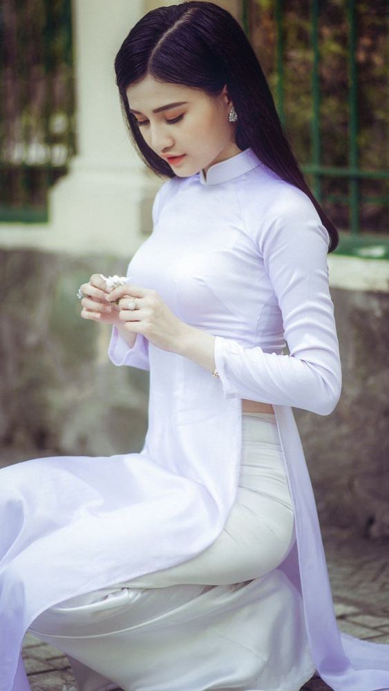越南女神白袍 韵味无穷
