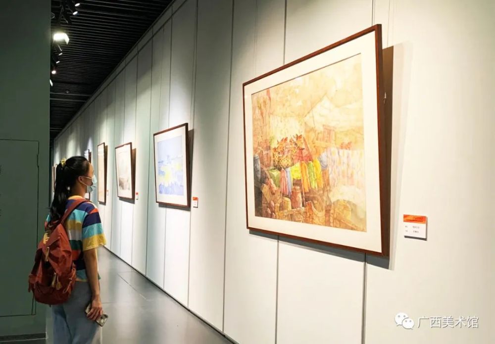 "北部湾海丝路风情水彩画展"在广西美术馆开展
