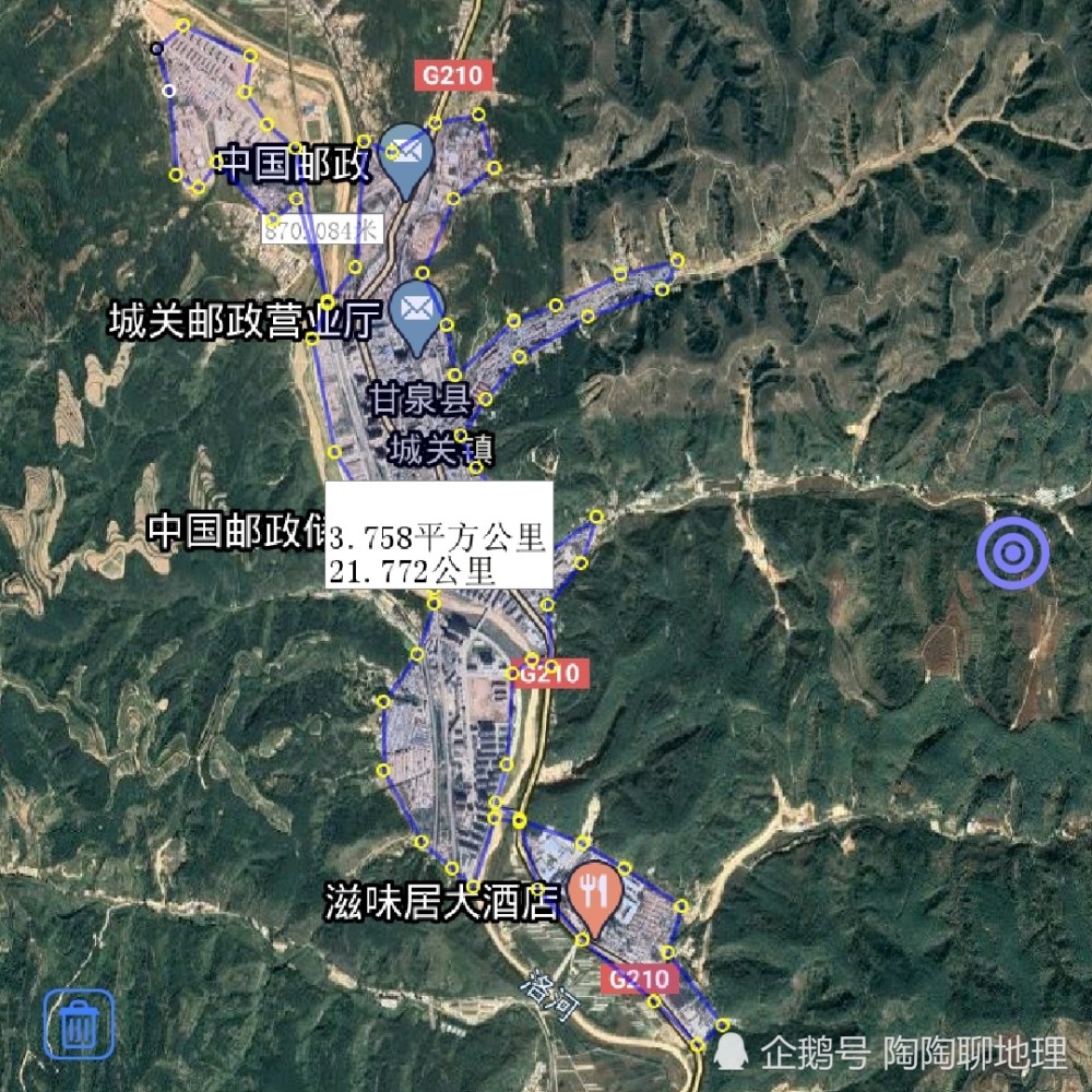 延安市建成区面积排名,宝塔区最大,黄龙县最小,了解一