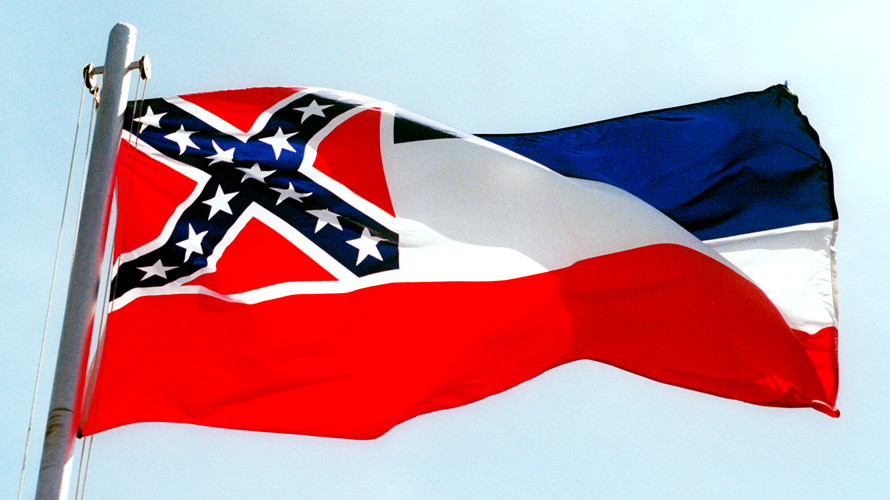 美国密西西比州议员通过决议,将联邦标志从州旗上删除