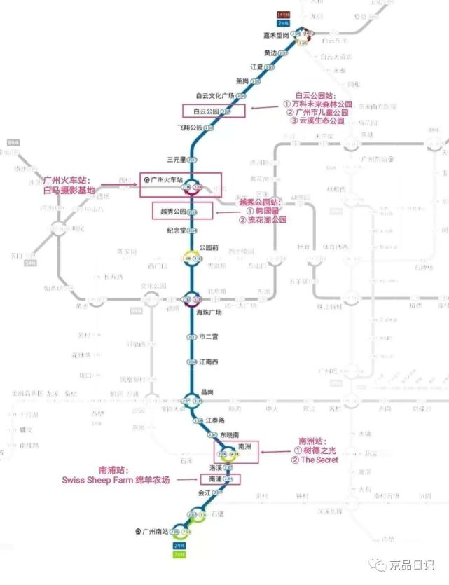 打卡广州二号线——打卡圣地攻略