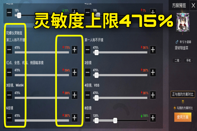 "吃鸡"原地"陀螺转",灵敏度大改,上限调整至475%