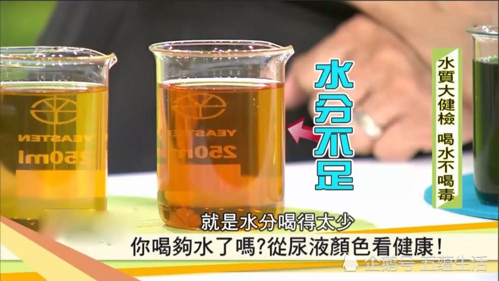 身体缺不缺水,看尿液颜色就知道!一个公式,算出你一天